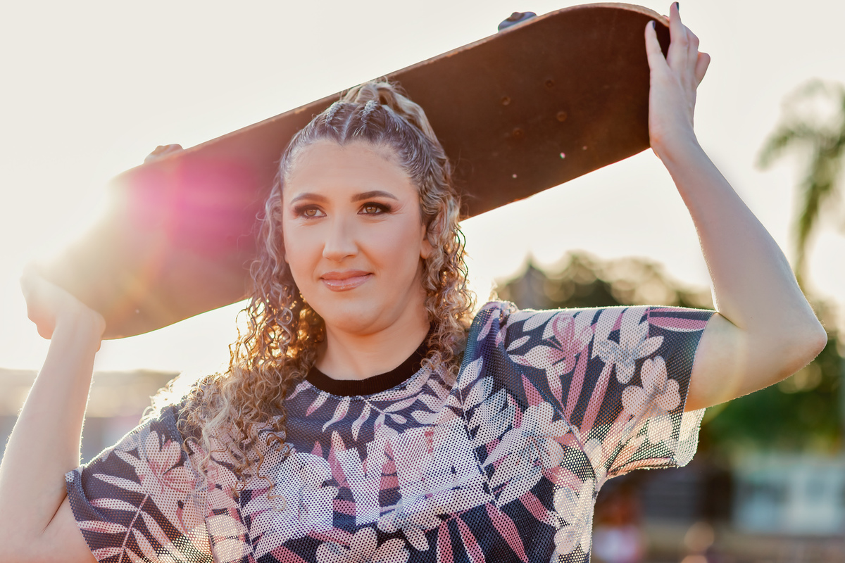 ensaio feminino - pista de skate bauru