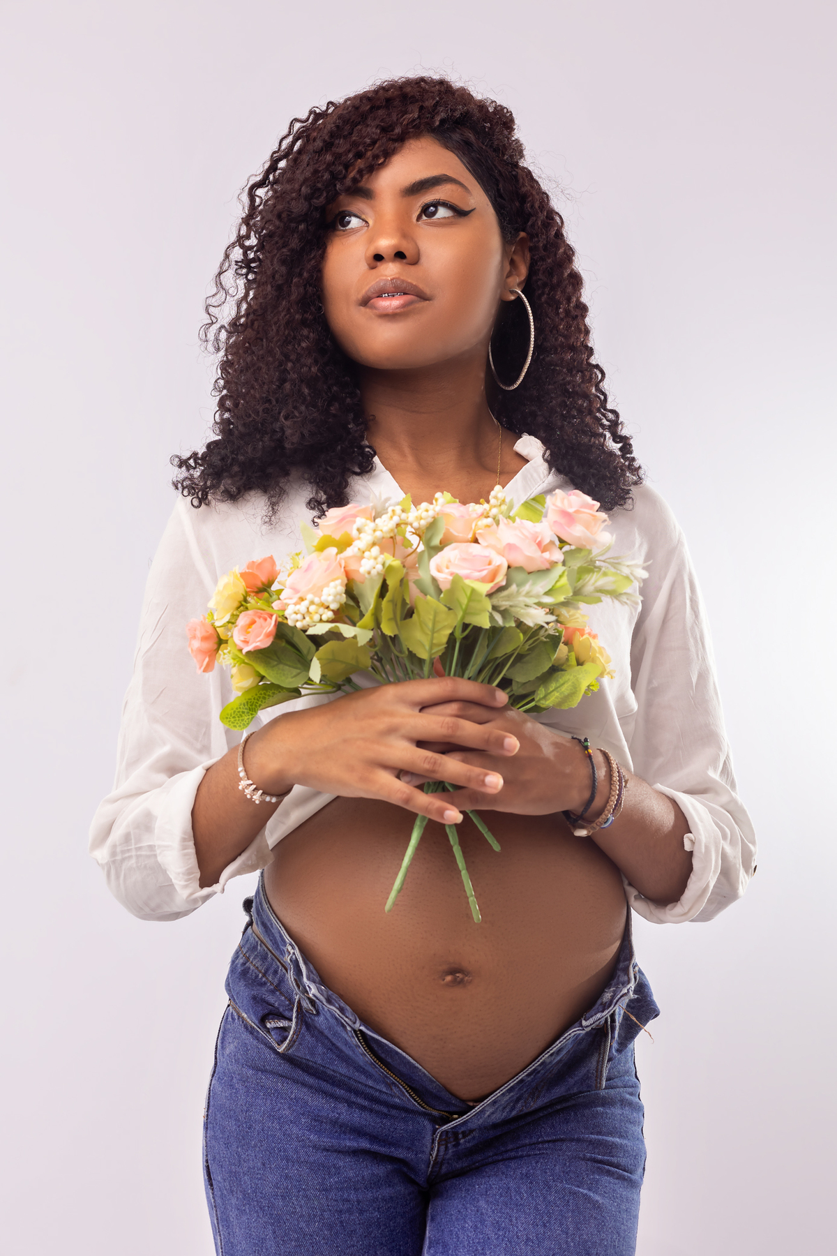 ensaio gestante estúdio bauru