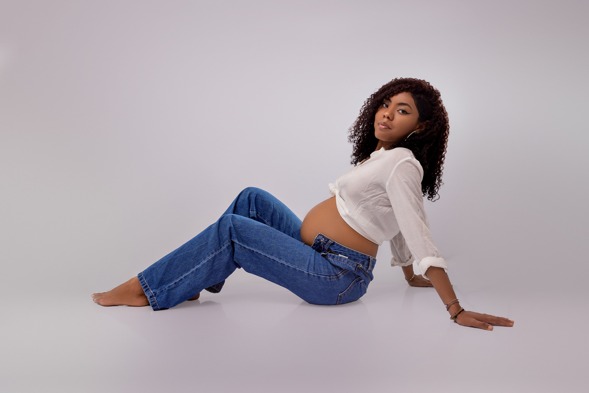 ensaio gestante estúdio bauru