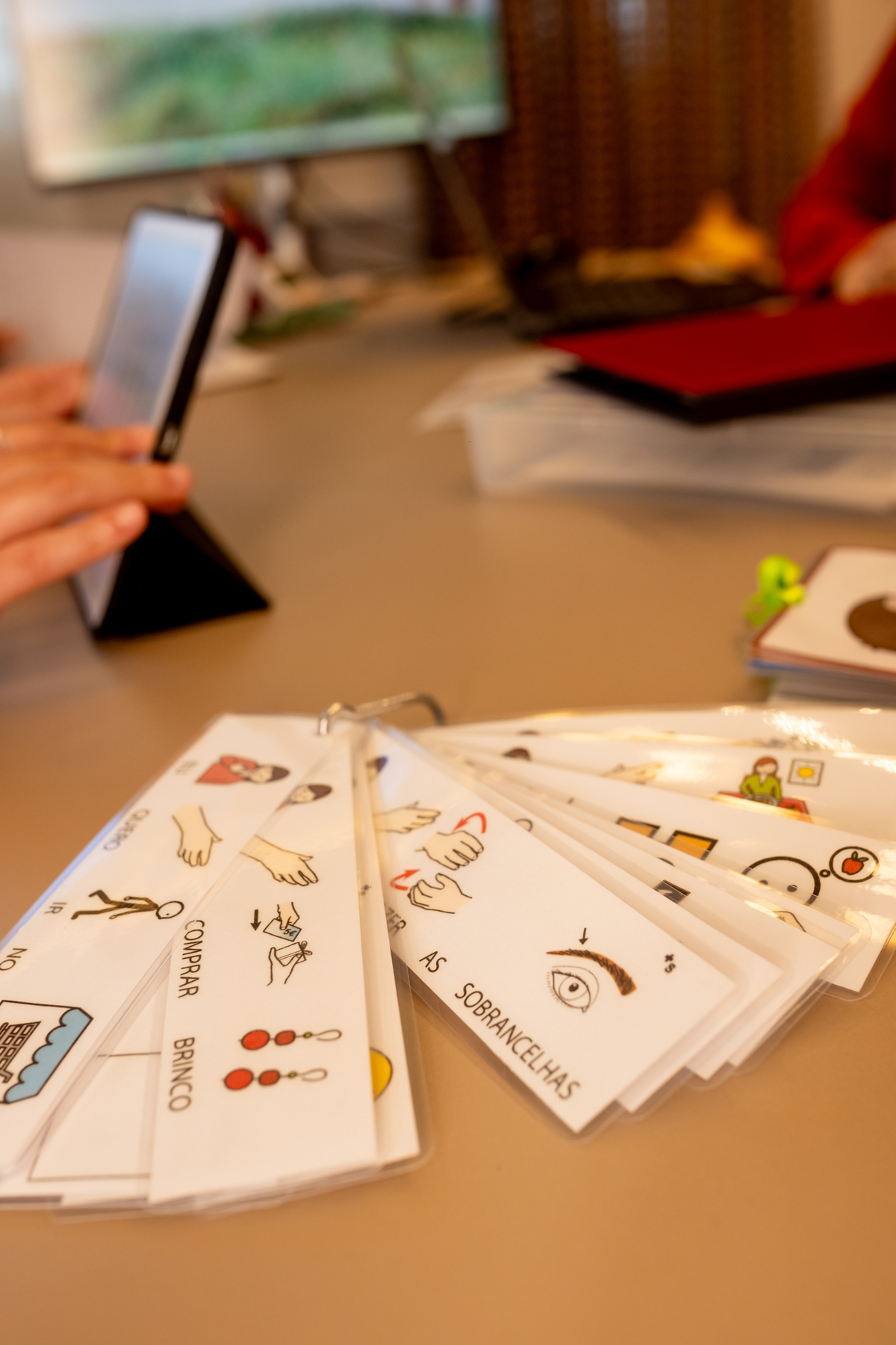 ensaio posicionamento de imagem