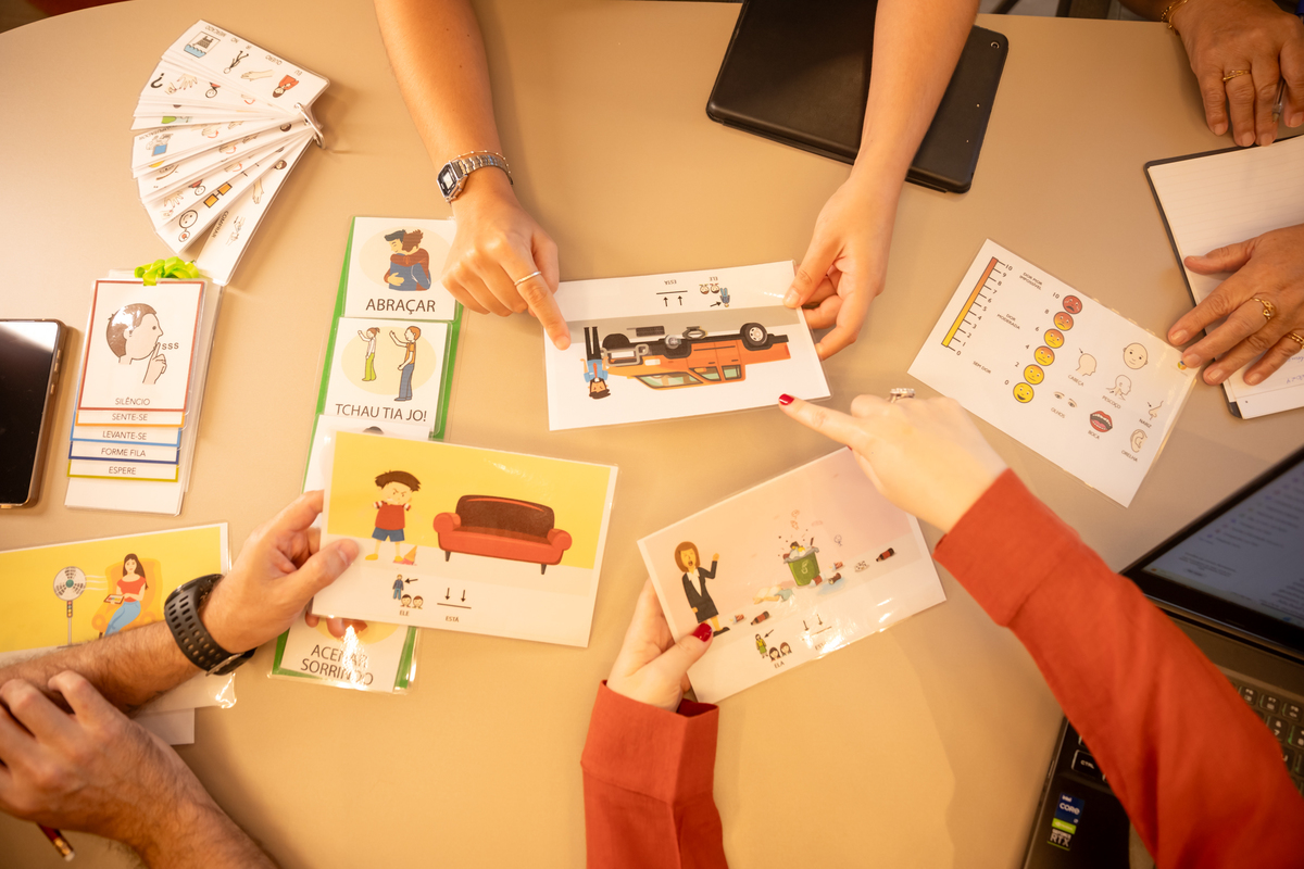 ensaio posicionamento de imagem