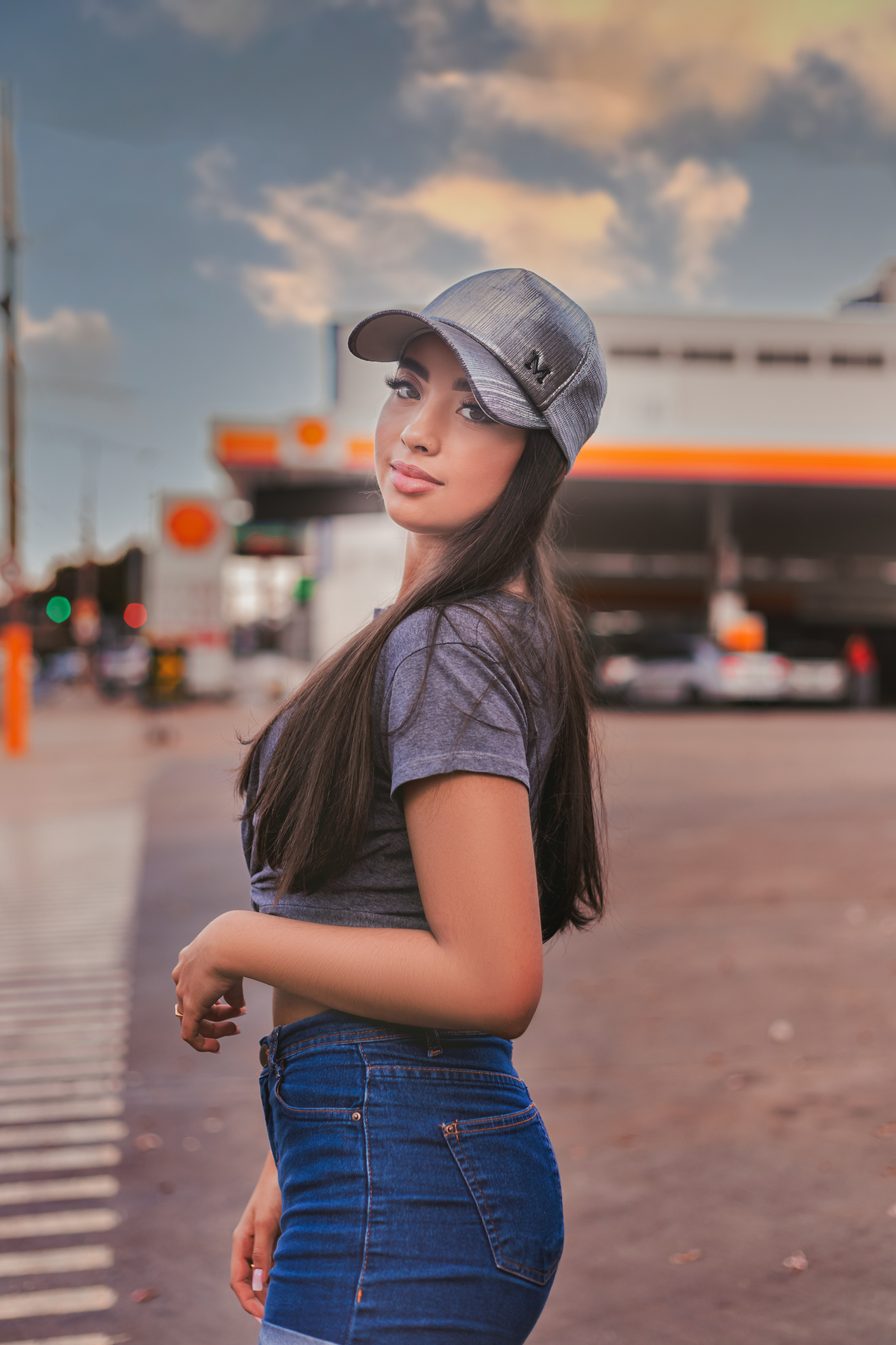 Ensaio debutante - posto de gasolina em BAURU 