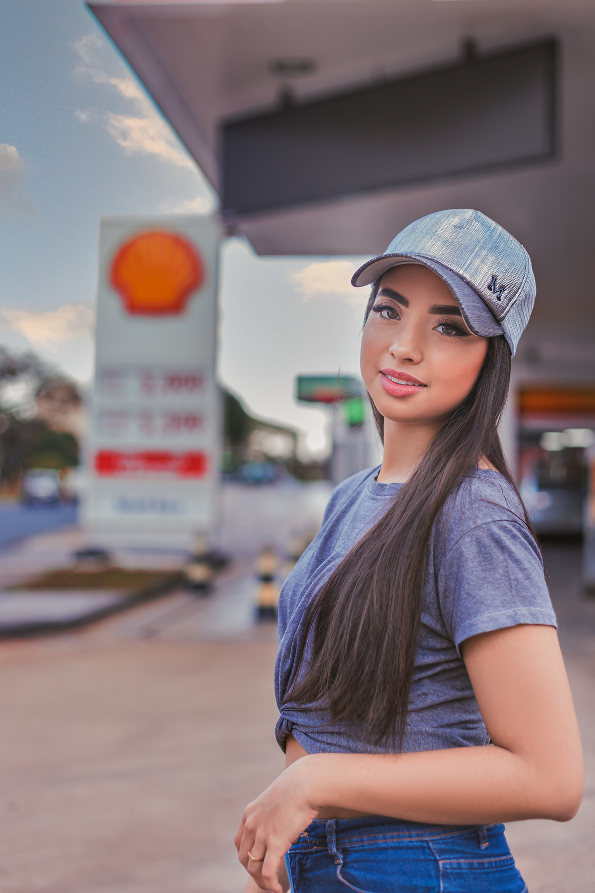 Ensaio debutante - posto de gasolina em BAURU 