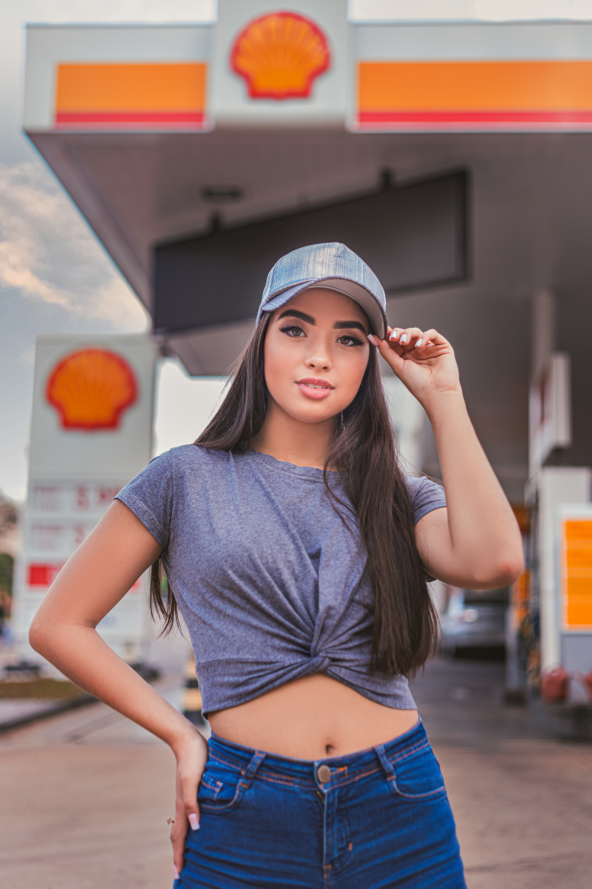 Ensaio debutante - posto de gasolina em BAURU 