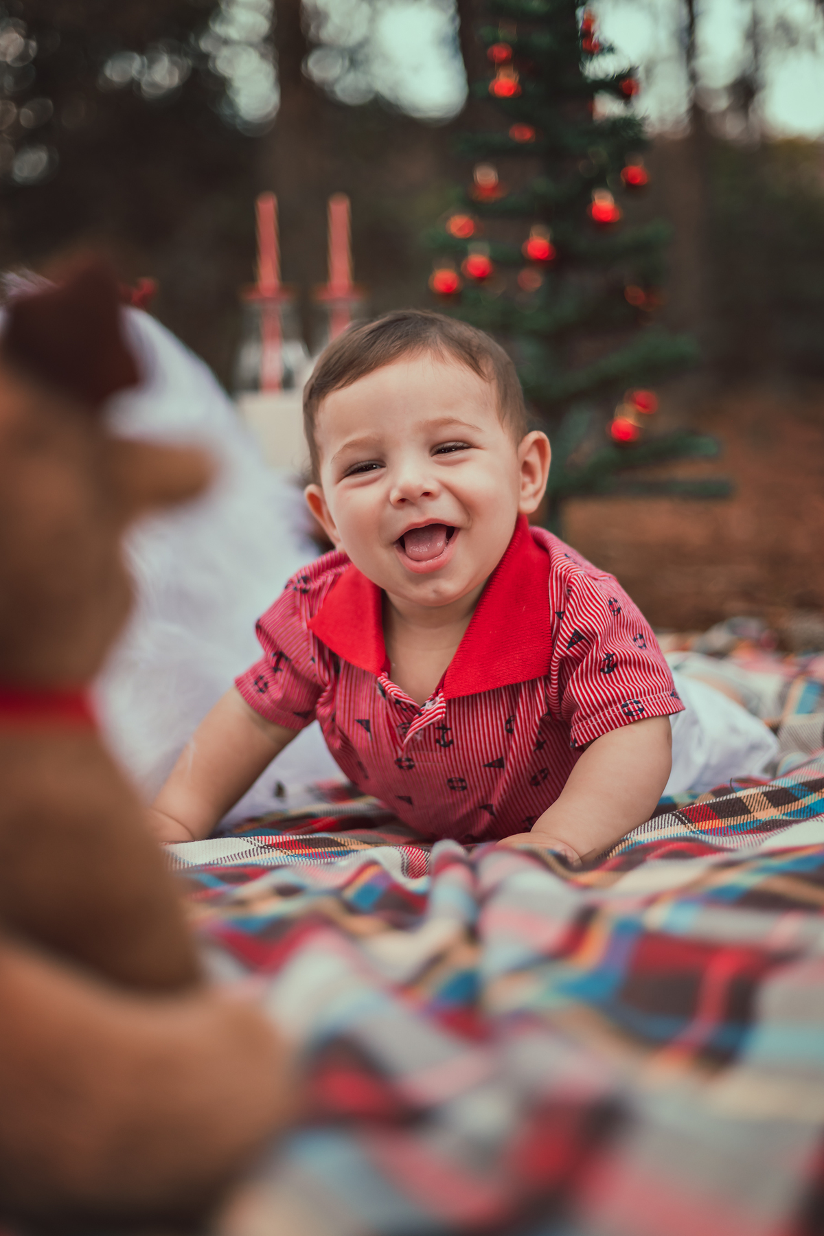 Mini-Ensaio externo de Natal em Bauru