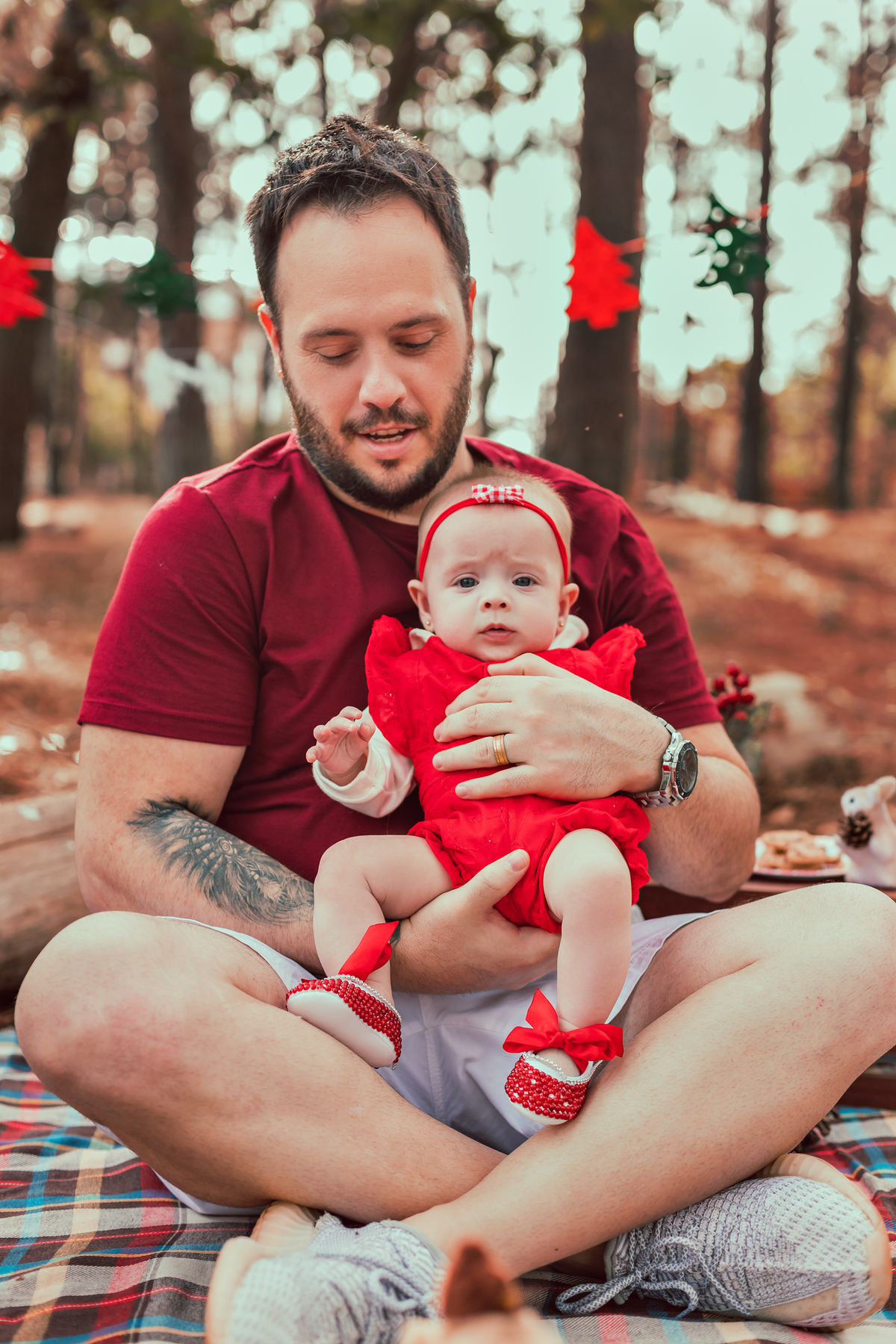 Mini-Ensaio externo de Natal em Bauru