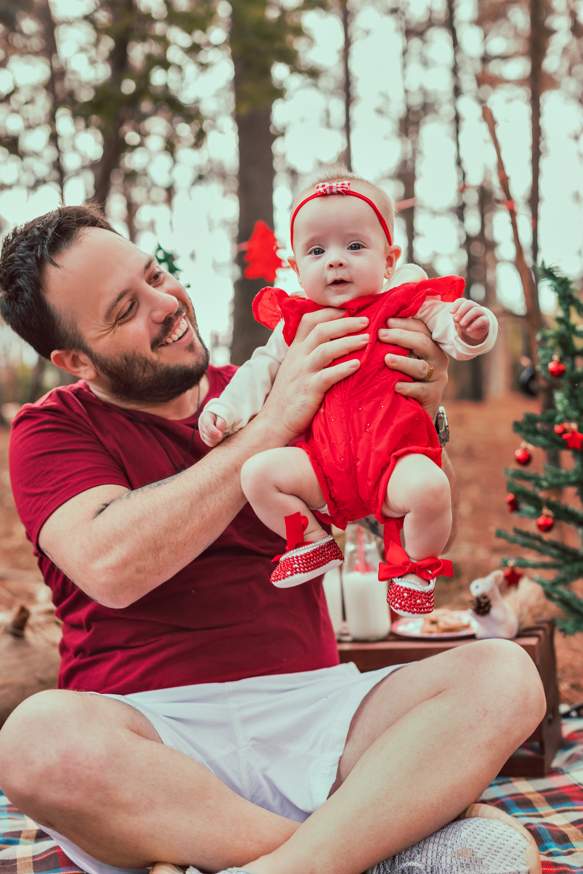 Mini-Ensaio externo de Natal em Bauru