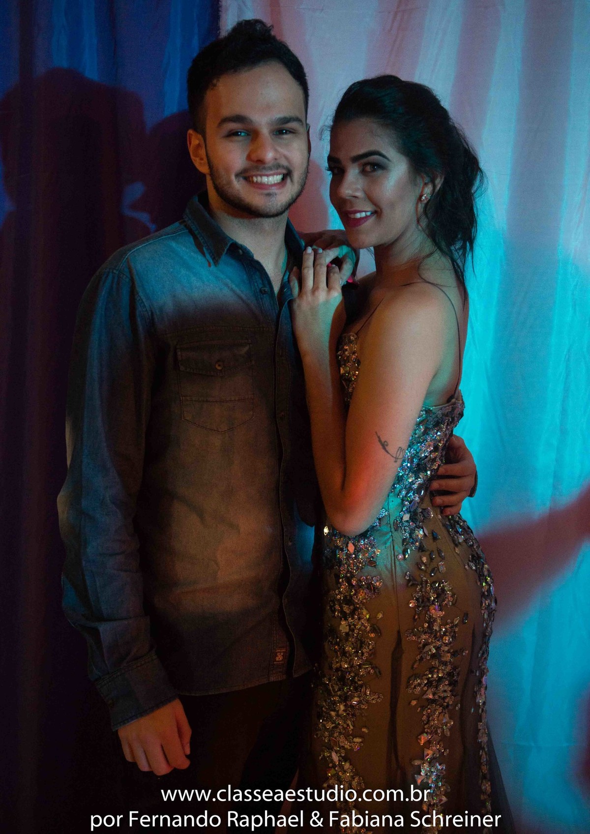 Matheus Sisnando e Natalia Spinelly