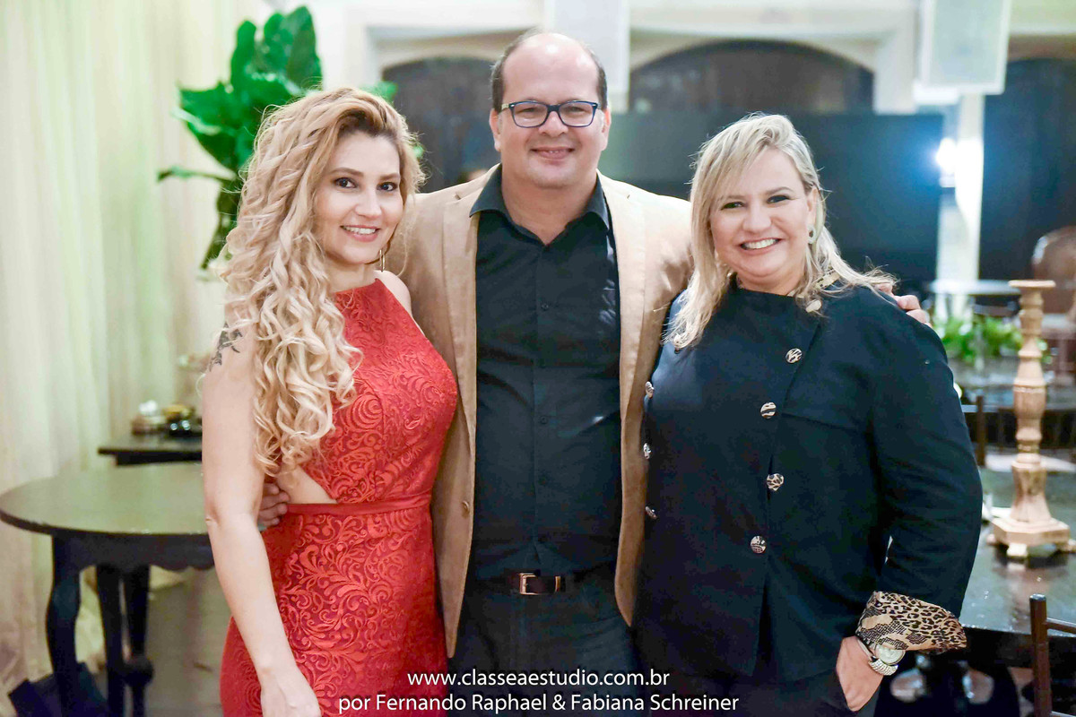 Fabiana Schreiner, Fernando Raphael e Ana Paula Goes no Wedding Day Experience