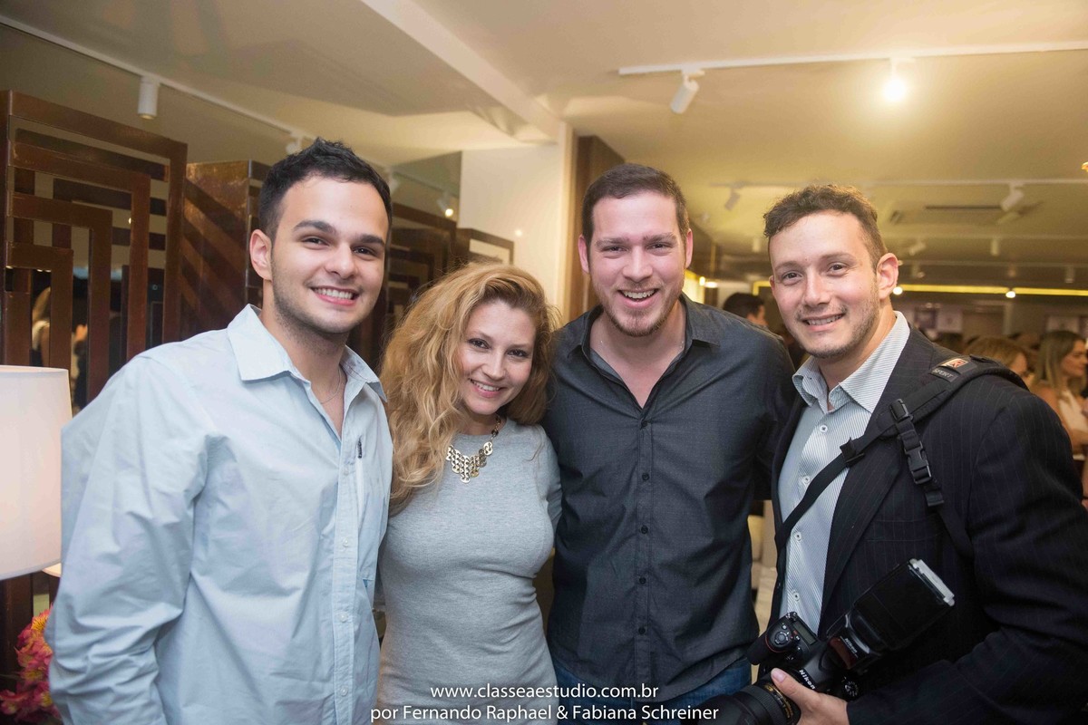 Matheus Sisnando, Fabiana Schreiner e Bosco Lacerda