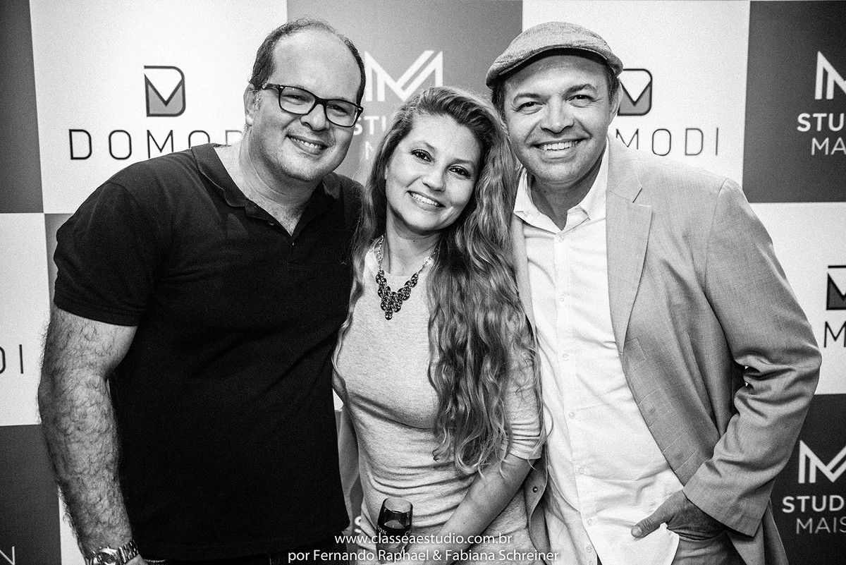 Fernando Raphael, Fabiana Schreiner e Andre Dantas