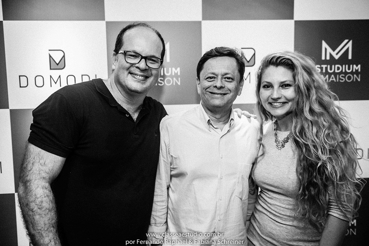 Fernando Raphael, Alexandre mesquita e Fabiana Schreiner