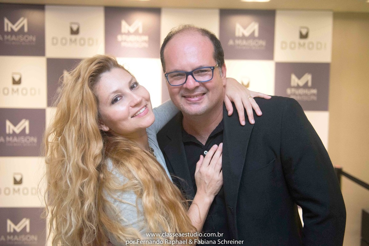 Fernando Raphael e Fabiana Schreiner