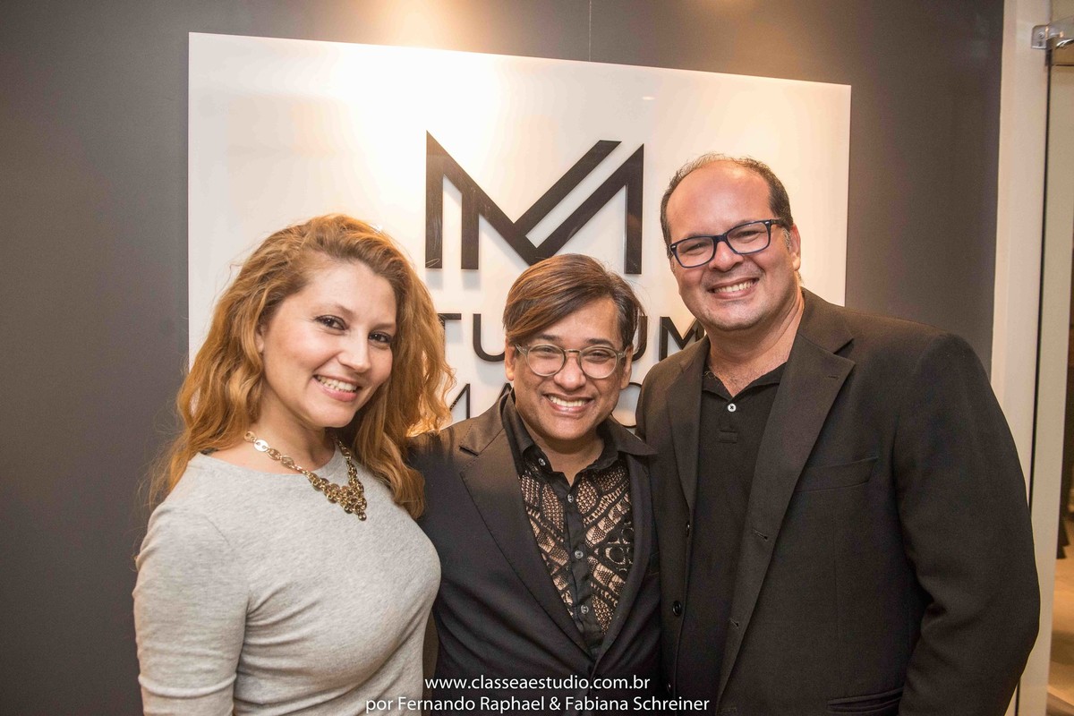 Fernando Raphael, Fabiana Schreiner e Romildo Alves