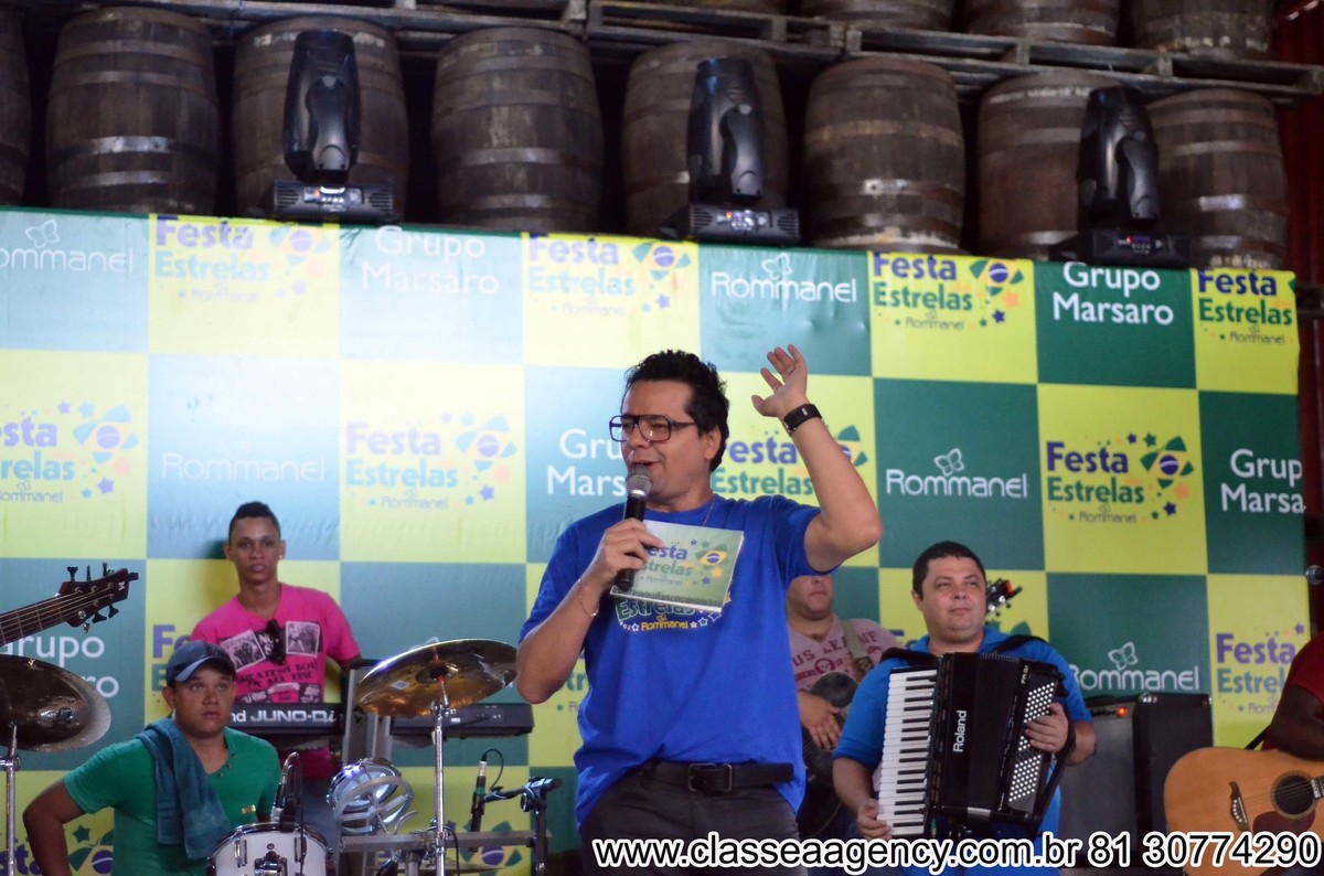 Beto cafe na Festas das estrelas da Rommanel