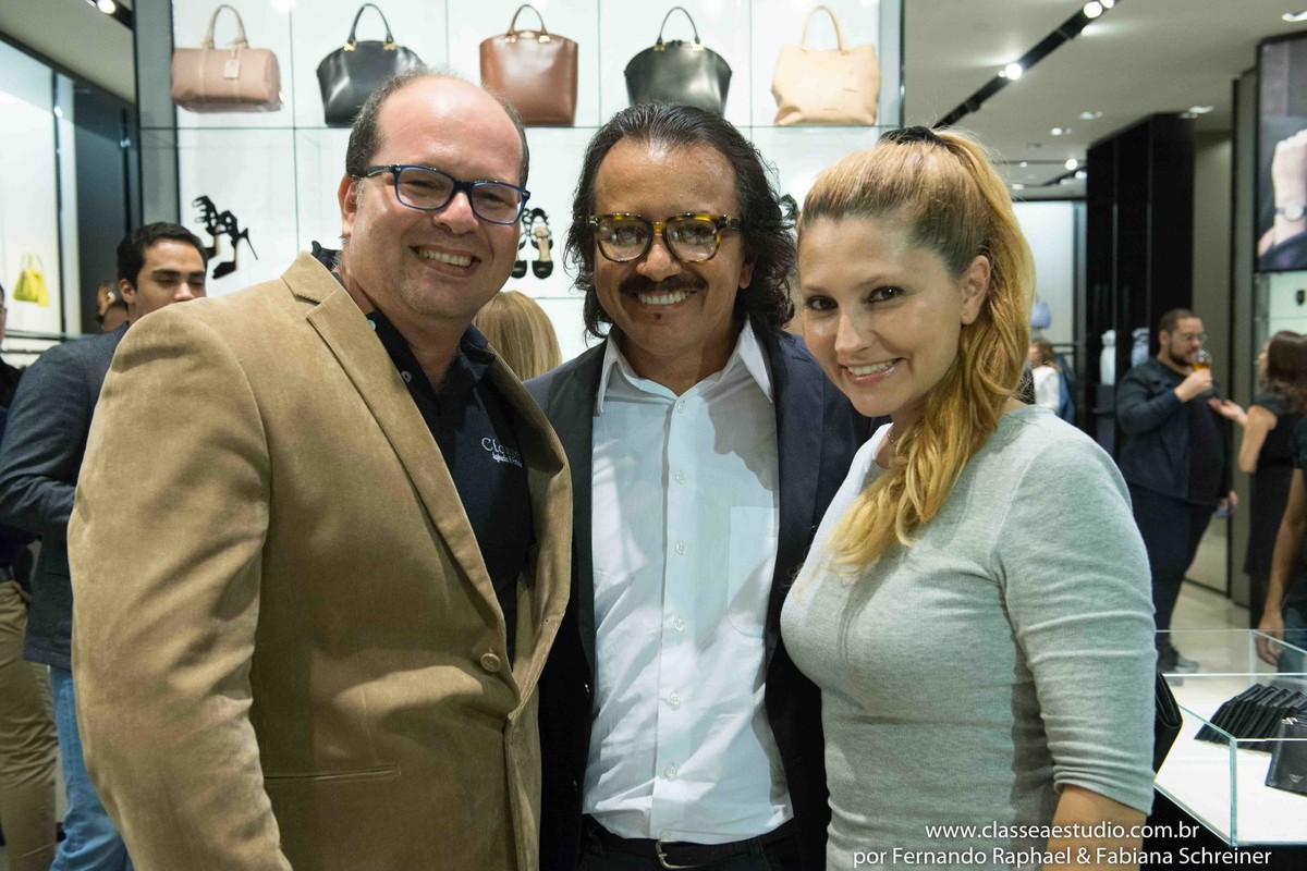 Fernando Raphael, Augusto Werner e Fabiana Schreiner
