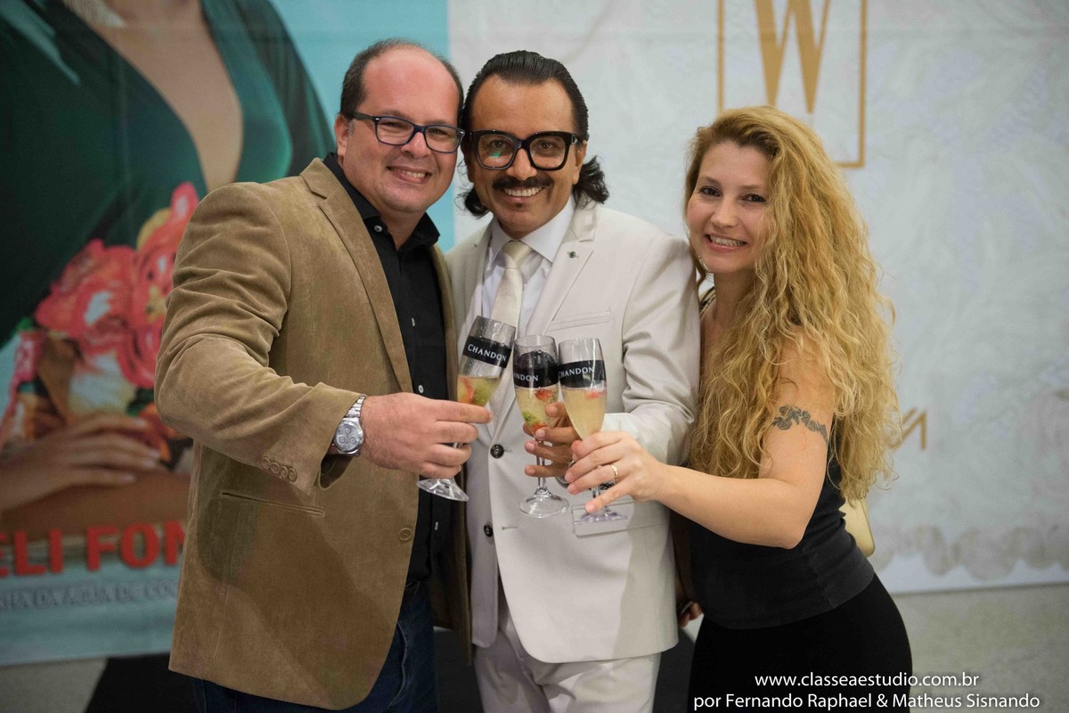 Fernando Raphael, augusto Werner e Fabiana Schreiner