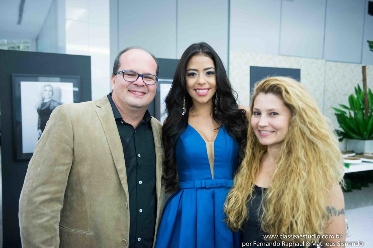 Fernando Raphael, Roberta Xavier e Fabiana Schreiner