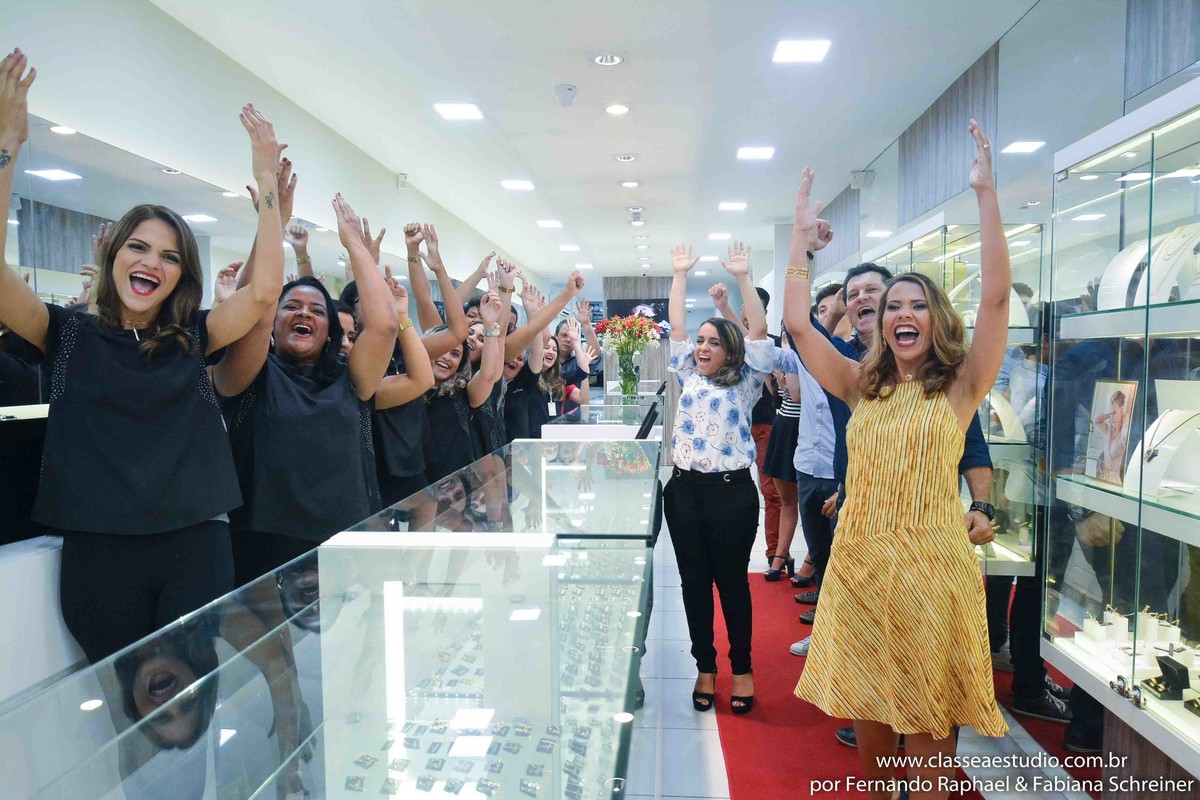 inauguração de loja