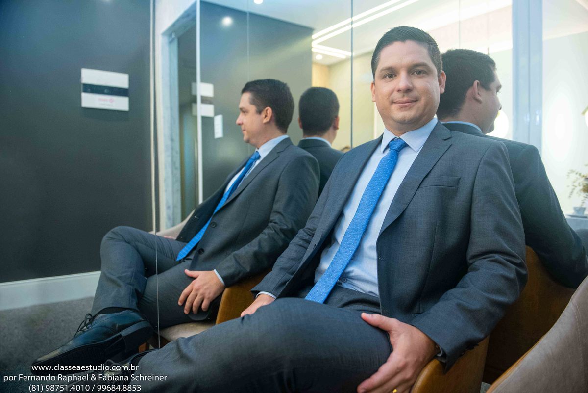 Ensaio fotografico para campanha de marketing digital de executivos