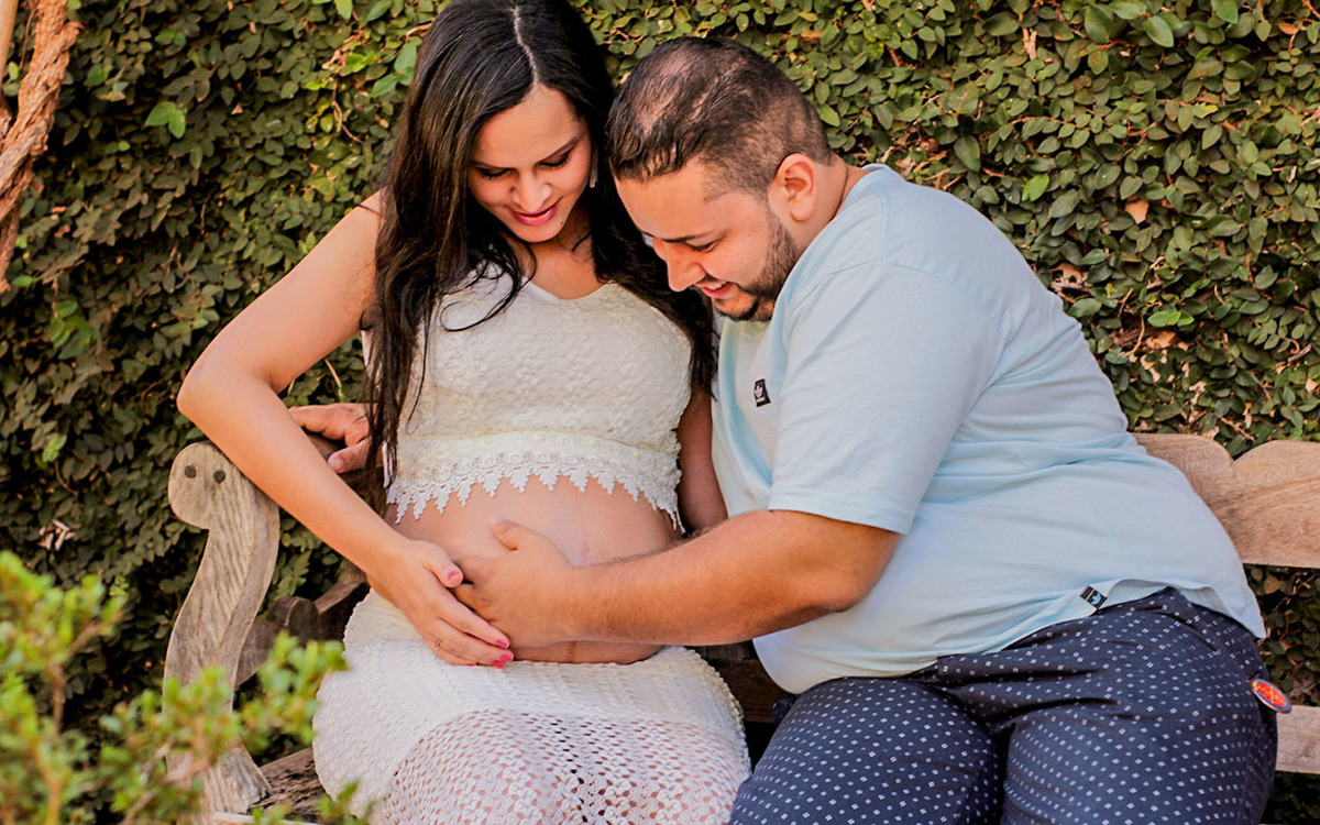 Ensaio gestante na Queda d'Água em Araguari / MG