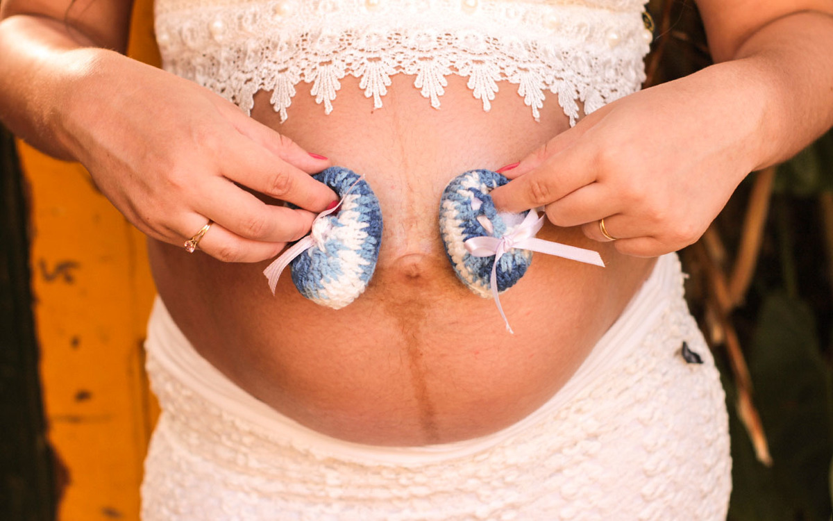 Ensaio gestante na Queda d'Água em Araguari / MG