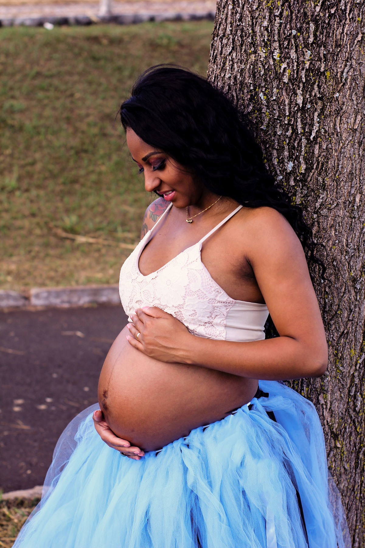Ensaio gestante no Parque Gávea em Uberlândia - MG