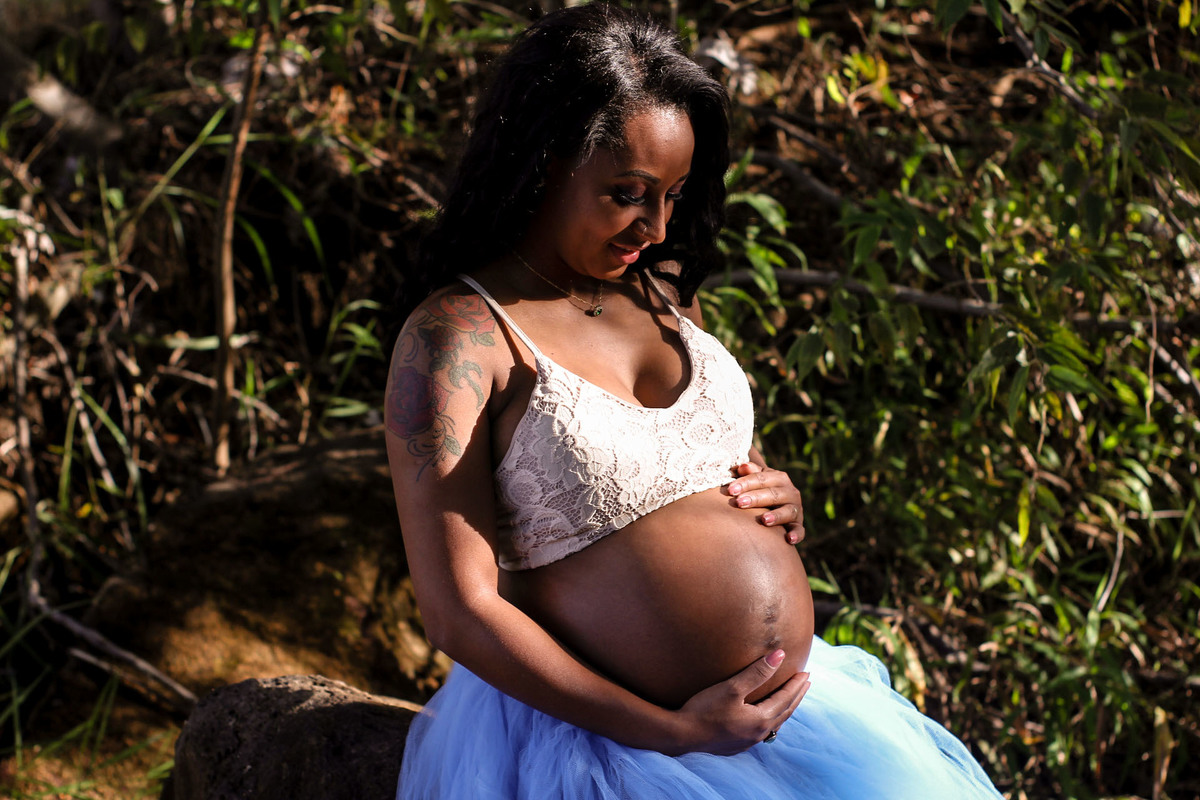 Ensaio gestante no Parque Gávea em Uberlândia - MG