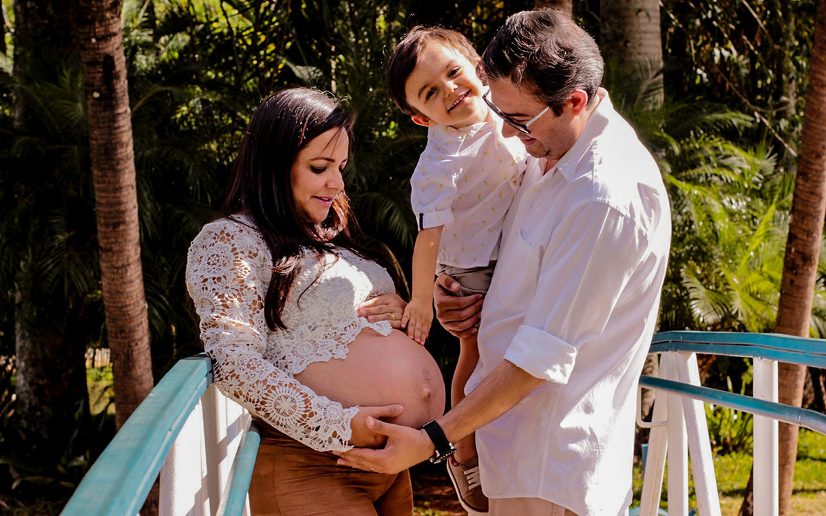 Ensaio gestante no Parque do Sabiá em Uberlândia - MG