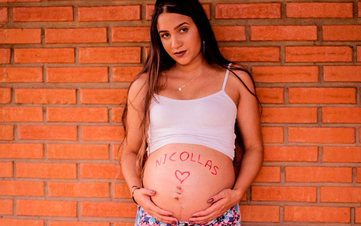 Ensaio gestante no  Parque Gávea em Uberlândia - MG