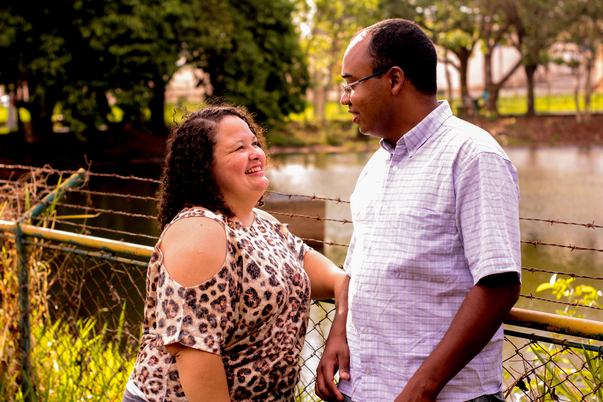 Ensaio casal no Parque do Sabiá em Uberlândia - MG