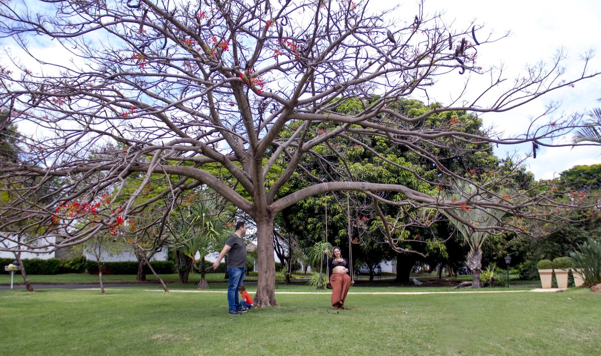 Ensaio gestante no Residencial  Karaíba em Uberlândia - MG
