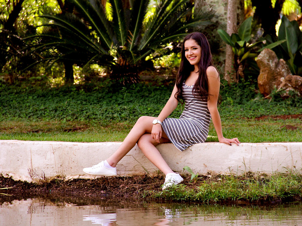 Ensaio 15 anos na Praça Sérgio Pacheco em Uberlândia - MG