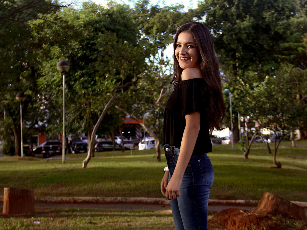 Ensaio 15 anos na Praça Sérgio Pacheco em Uberlândia - MG