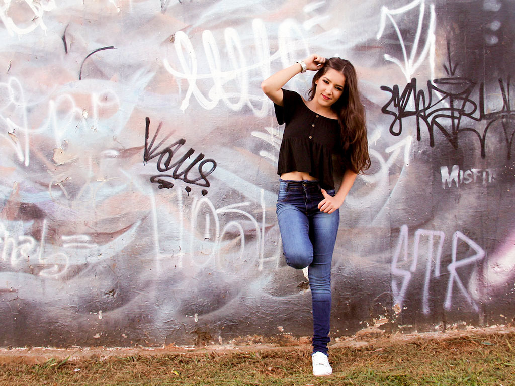 Ensaio 15 anos na Praça Sérgio Pacheco em Uberlândia - MG