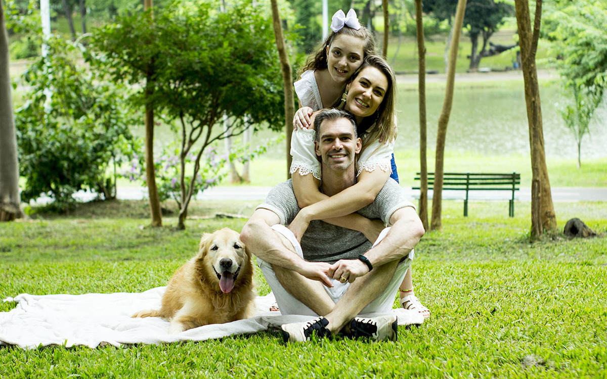 Ensaio família no Parque Municipal Milton Prates em Montes Claros - MG