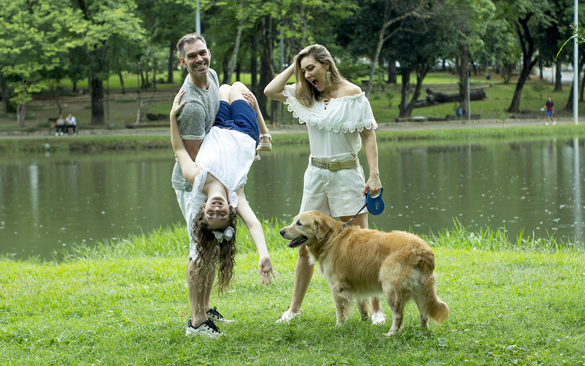 Ensaio família no Parque Municipal Milton Prates em Montes Claros - MG