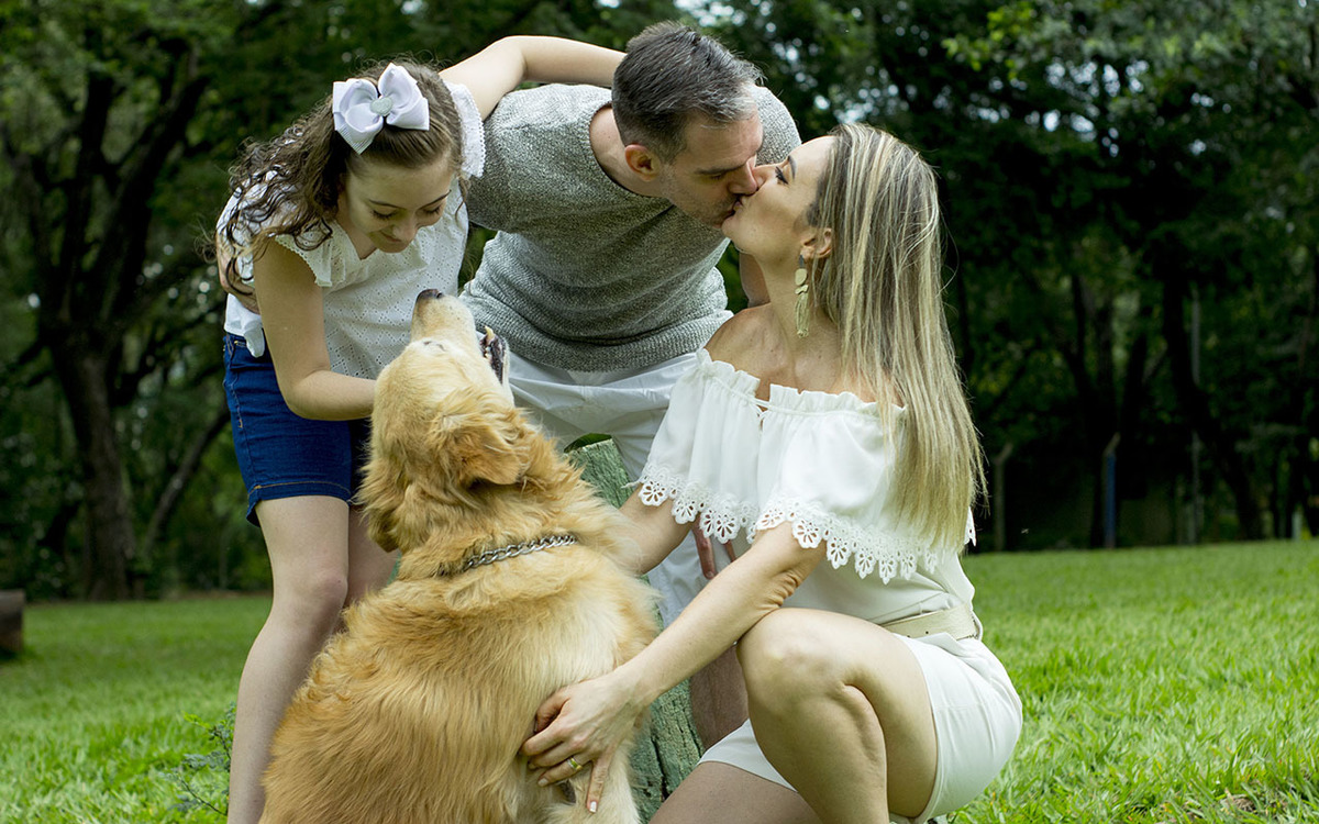 Ensaio família no Parque Municipal Milton Prates em Montes Claros - MG