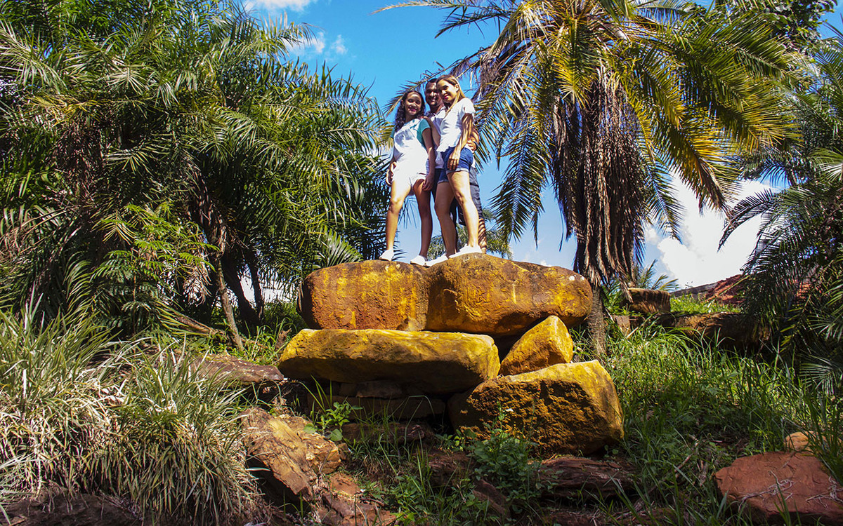 Ensaio família no Parque Linear Córrego do Lagoinha em Uberlândia - MG
