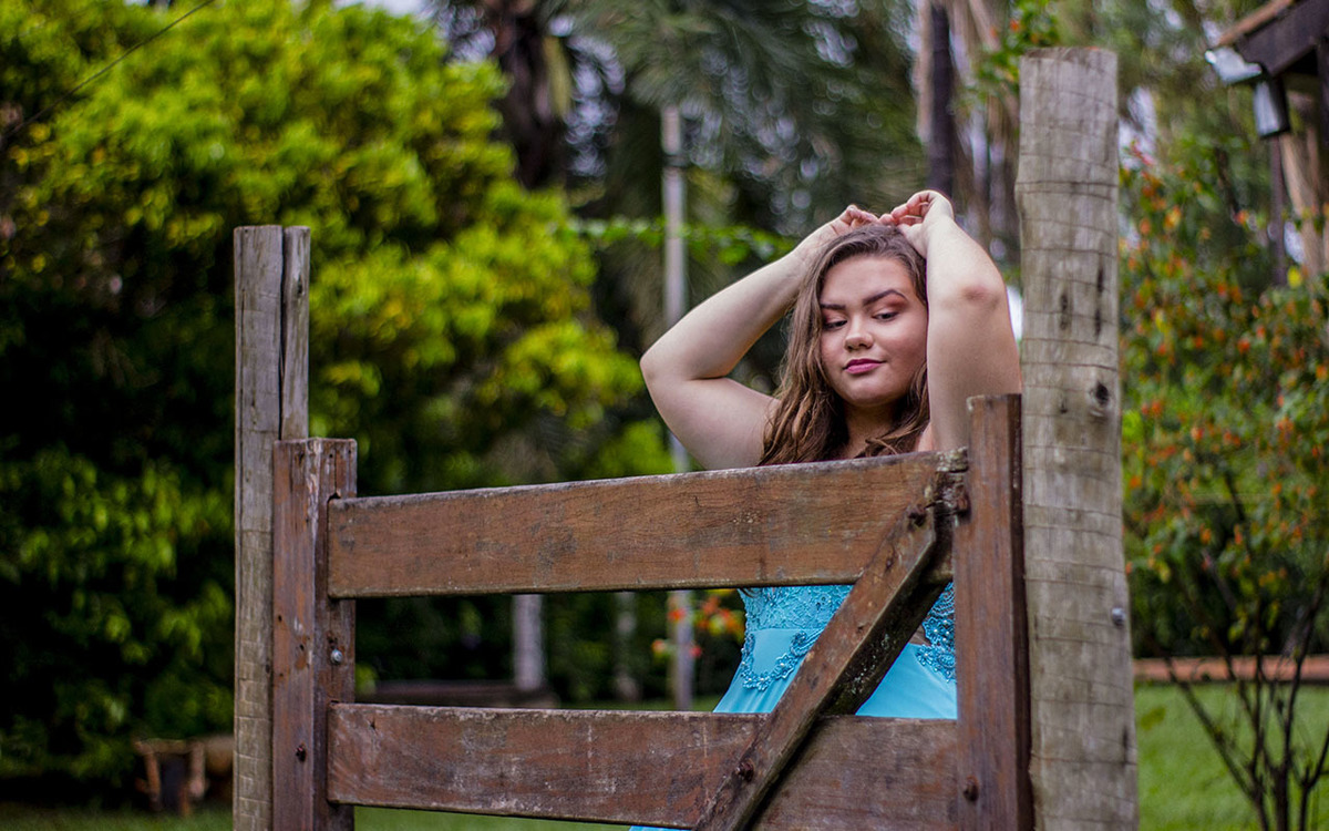 Ensaio 15 anos na Chácara Jockey Camping em Uberlândia - MG