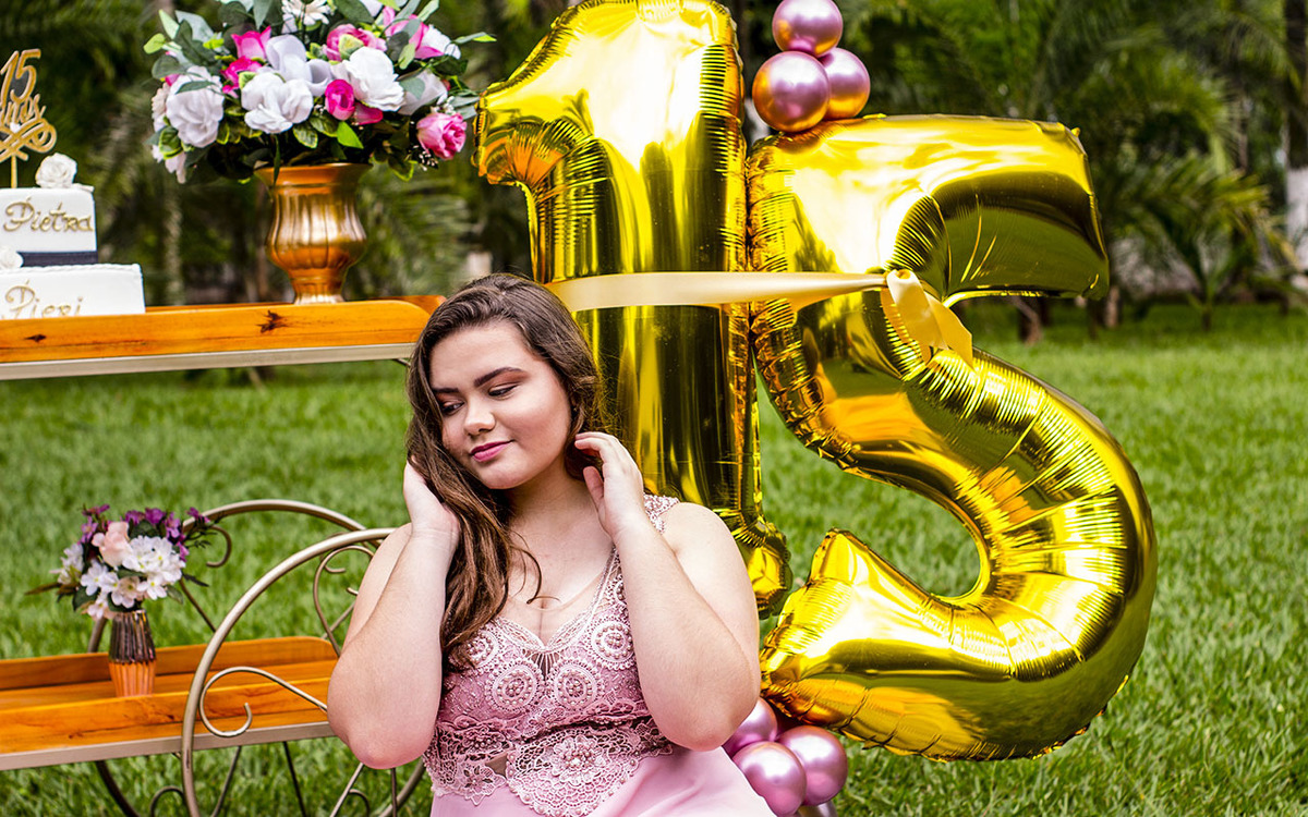 Ensaio 15 anos na Chácara Jockey Camping em Uberlândia - MG