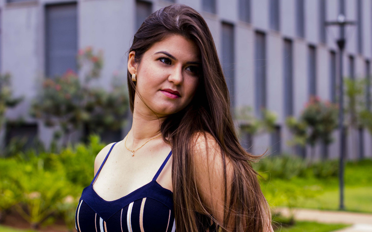 Ensaio feminino no Pátio dos Vinhedos em Uberlândia - MG