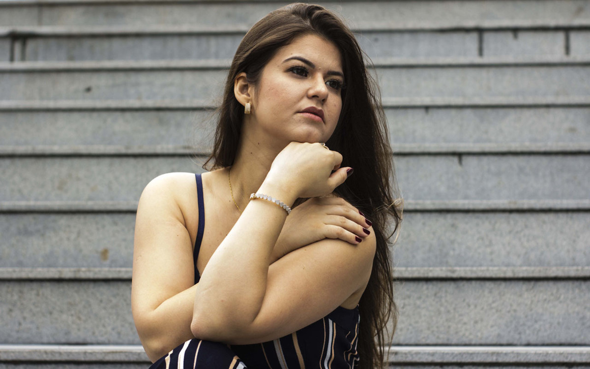 Ensaio feminino no Pátio dos Vinhedos em Uberlândia - MG