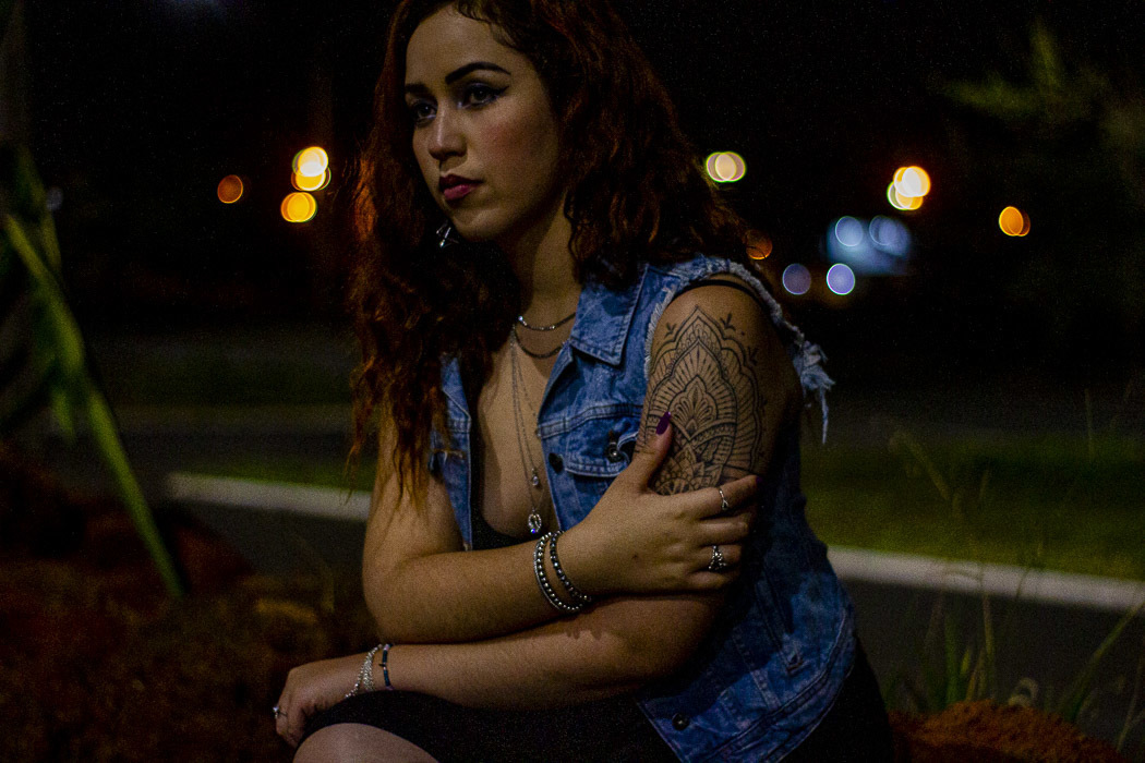 Ensaio feminino noturno Uberaba MG