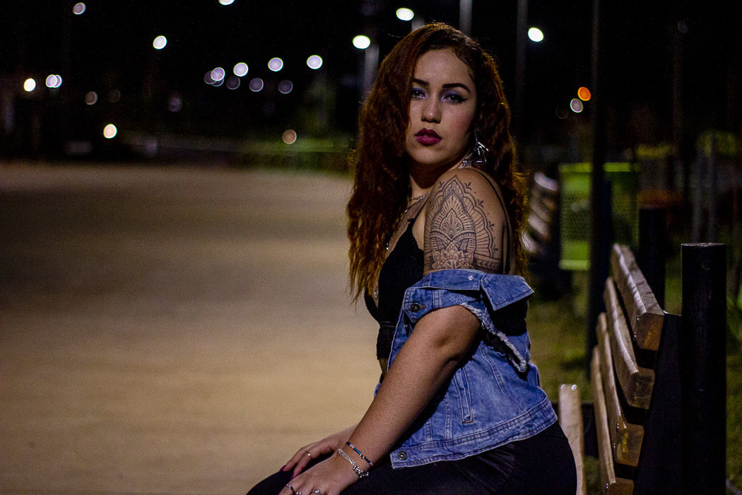 Ensaio feminino noturno Uberaba MG