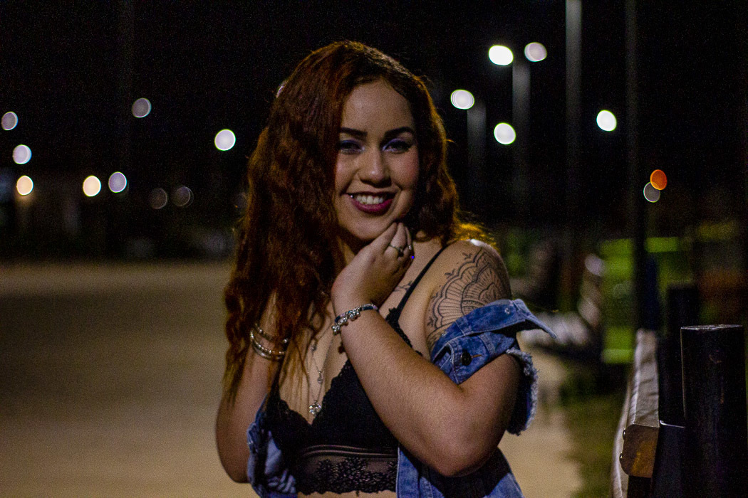 Ensaio feminino noturno Uberaba MG