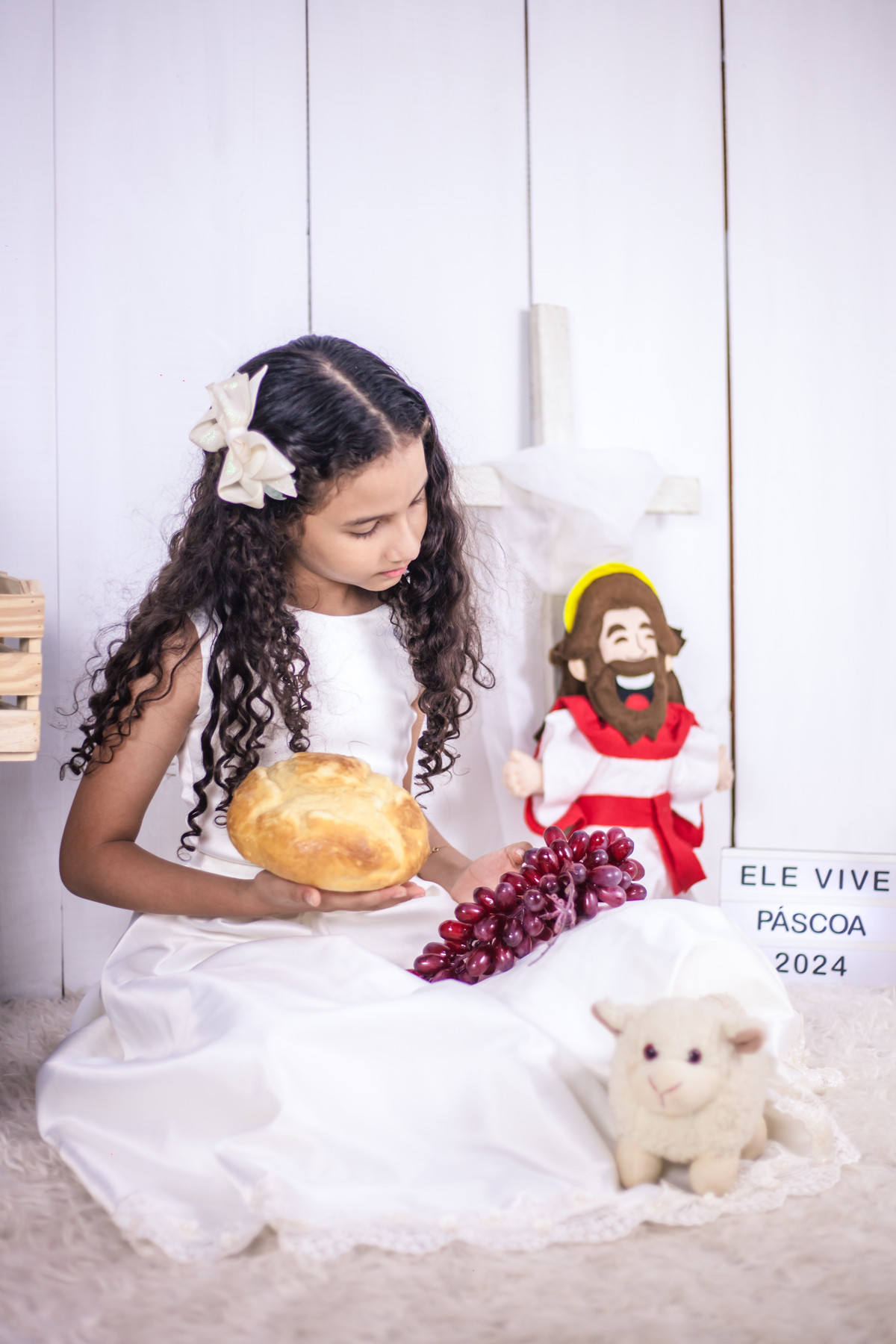 Ensaio de Páscoa Cristã – Ensaio de Páscoa em Estúdio em Cuiabá – 