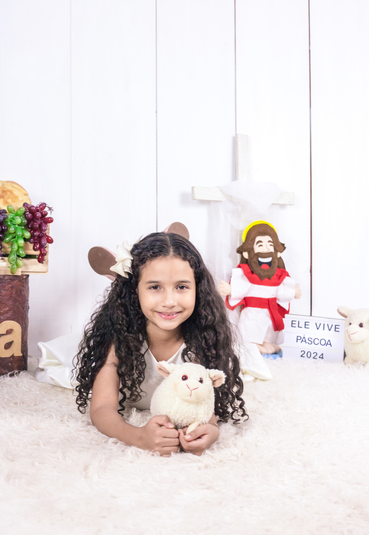 Ensaio de Páscoa Cristã – Ensaio de Páscoa em Estúdio em Cuiabá – 