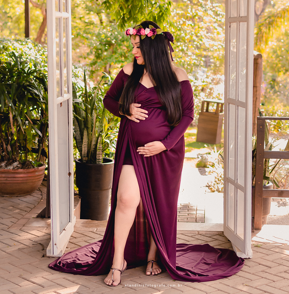 Aquela foto de gestante tradicional
