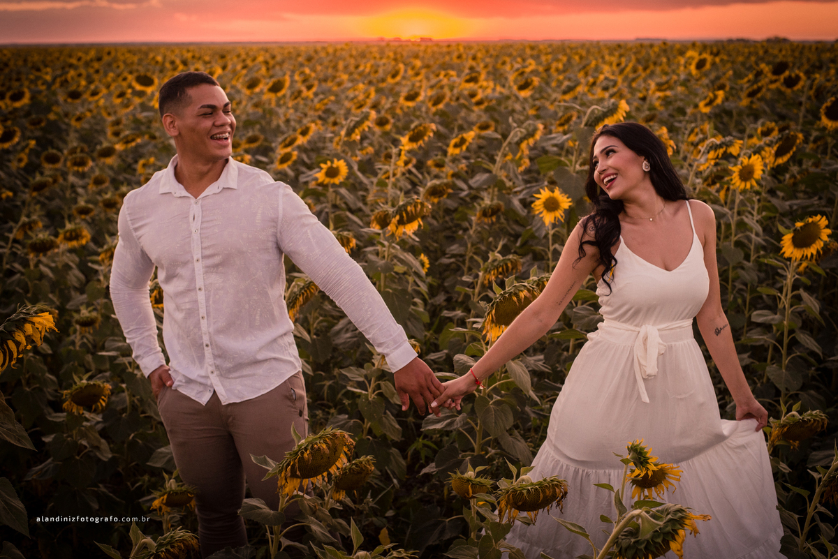 pré-wedding no girassol